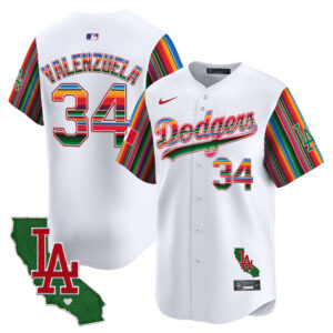 Men's Dodgers Mexico California Patch Vapor Premier Limited Jersey V5 - All Stitched