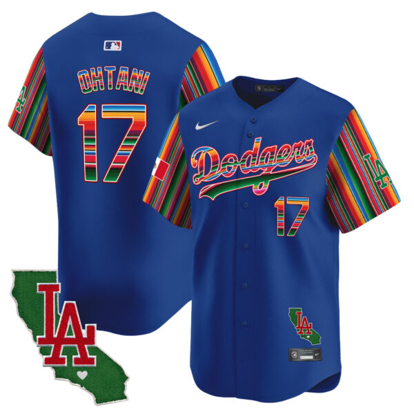 Men's Dodgers Mexico California Patch Vapor Premier Limited Jersey V5 - All Stitched - Image 11