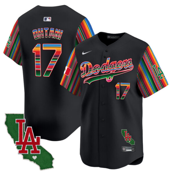 Men's Dodgers Mexico California Patch Vapor Premier Limited Jersey V5 - All Stitched - Image 20