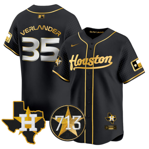 Men's Astros Space City 713 Patch Vapor Premier Limited Jersey - All Stitched - Image 25