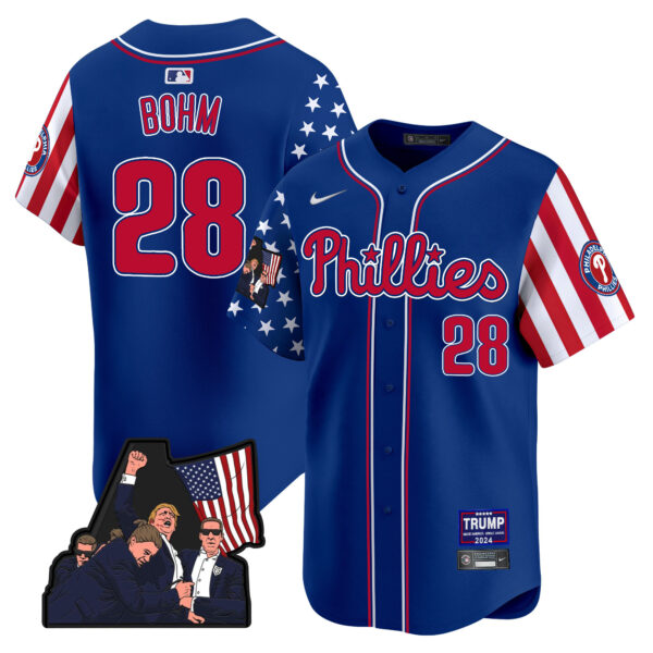 Men's Phillies Make American Great Again Vapor Premier Limited Jersey - All Stitched - Image 29