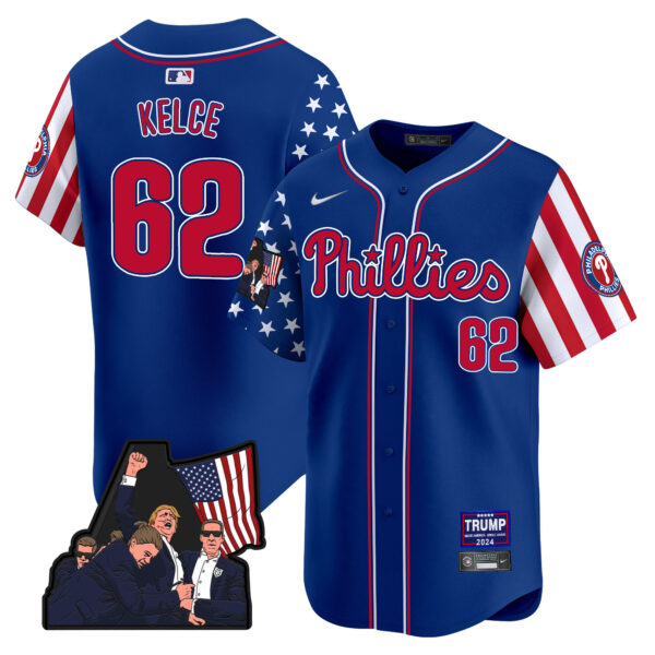 Men's Phillies Make American Great Again Vapor Premier Limited Jersey - All Stitched - Image 28