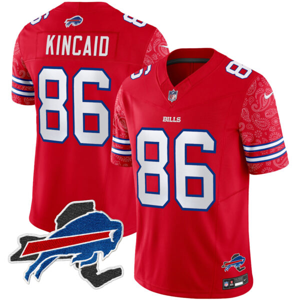 Men's Bills New York Patch Vapor Limited Jersey V2 - All Stitched - Image 12
