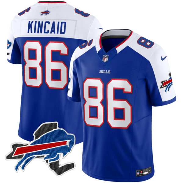 Men's Bills New York Patch Vapor Limited Jersey V2 - All Stitched - Image 36