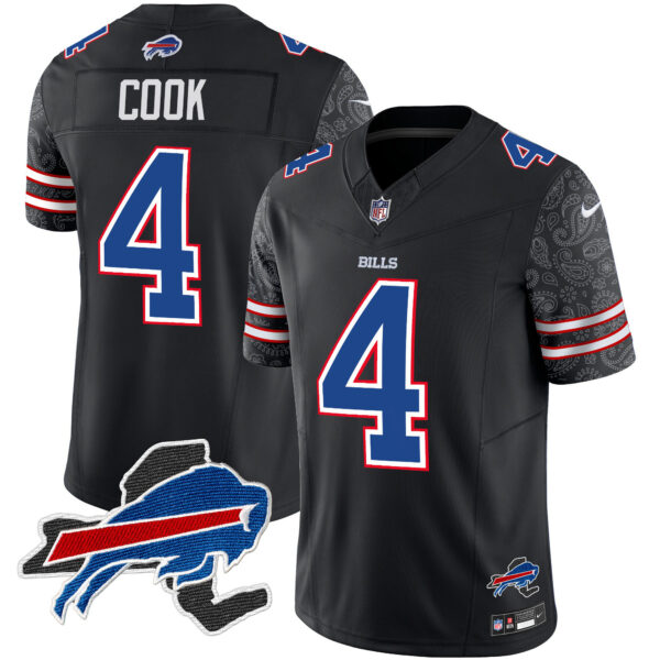 Men's Bills New York Patch Vapor Limited Jersey V2 - All Stitched - Image 20