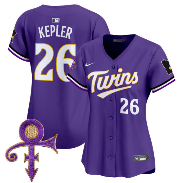 Women's Minnesota Twins Prince Patch Vapor Premier Limited Jersey V3 - All Stitched - Image 15