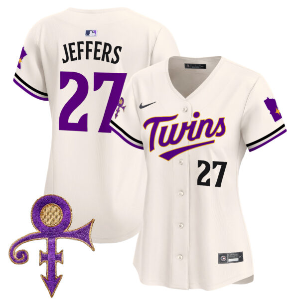 Women's Minnesota Twins Prince Patch Vapor Premier Limited Jersey V3 - All Stitched - Image 4