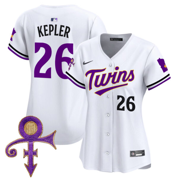 Women's Minnesota Twins Prince Patch Vapor Premier Limited Jersey V3 - All Stitched - Image 31