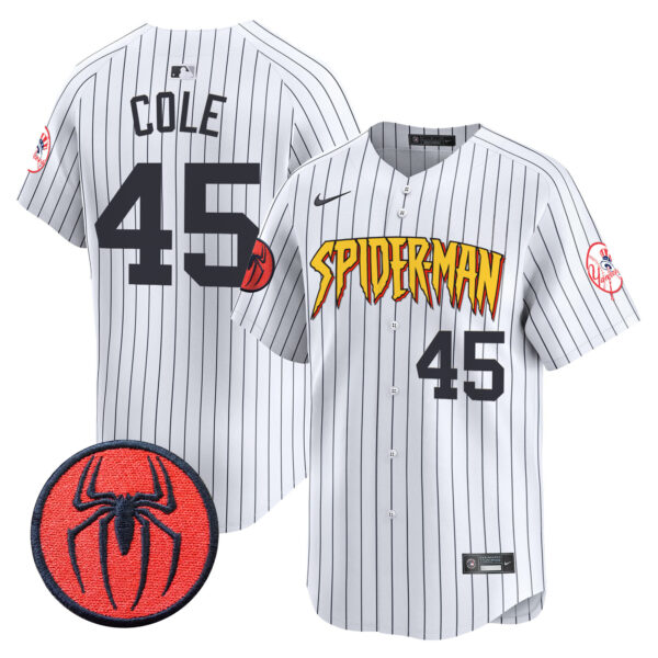 Men's New York Yankees Spider-Man Vapor Premier Limited Jersey - All Stitched - Image 22