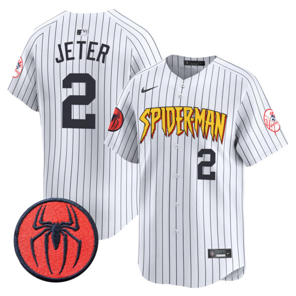 Men's New York Yankees Spider-Man Vapor Premier Limited Jersey - All Stitched - Image 21