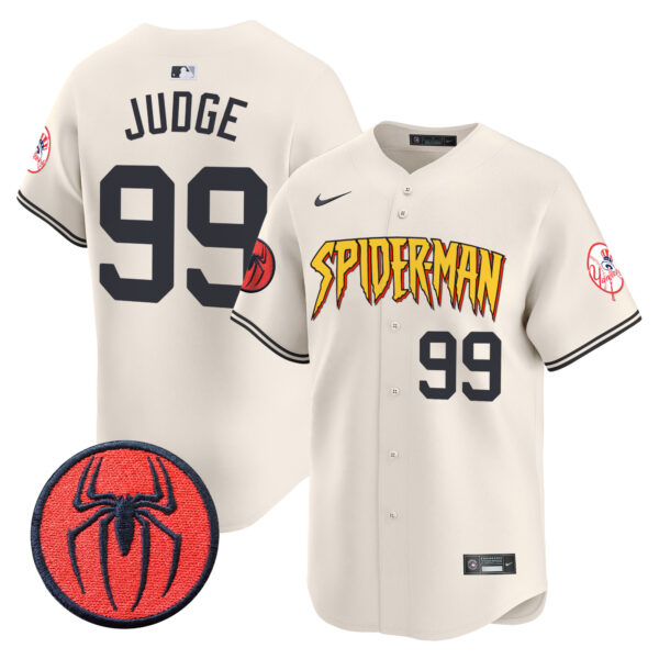 Men's New York Yankees Spider-Man Vapor Premier Limited Jersey - All Stitched - Image 10