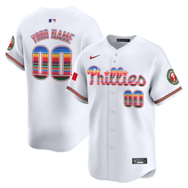 Phillies Mexico Vapor Premier Limited Custom Jersey - All Stitched - Image 2