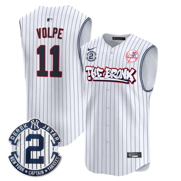 Men's Yankees The Bronx Graffiti Vapor Premier Sleeveless Jersey - All Stitched - Image 10