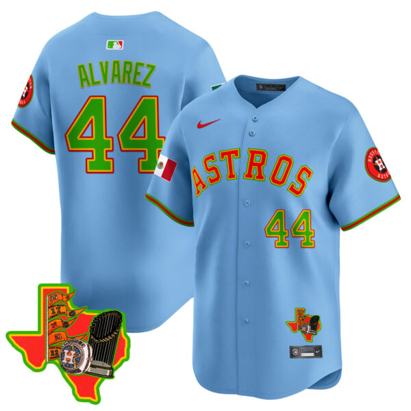 Men's Astros The Loteria Vapor Premier Limited Jersey - All Stitched - Image 15
