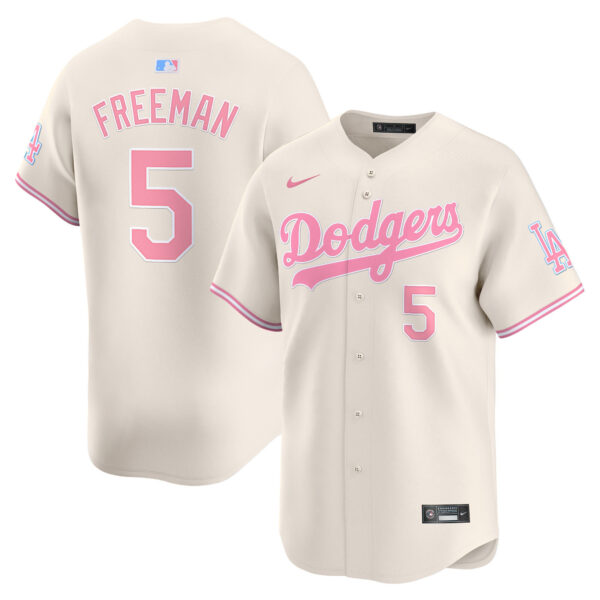 Unisex Dodgers Bubblegum Pink Vapor Premier Limited Jersey - All Stitched - Image 20