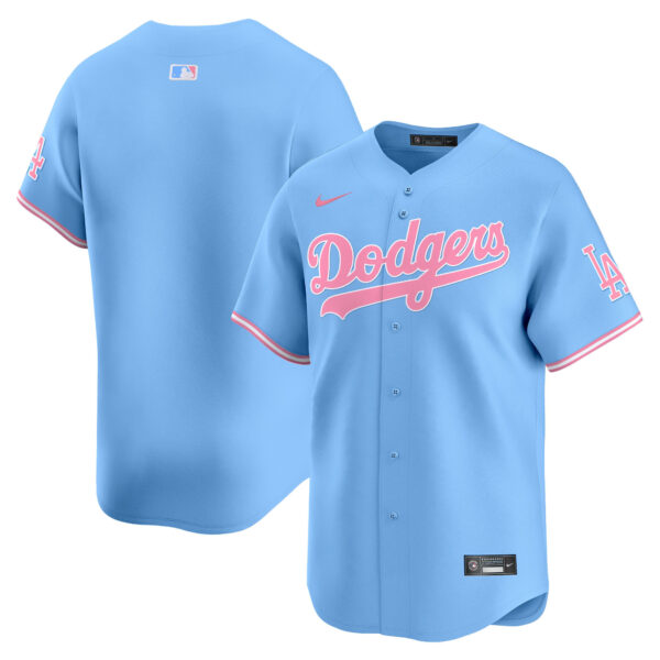 Unisex Dodgers Bubblegum Pink Vapor Premier Limited Jersey - All Stitched - Image 36