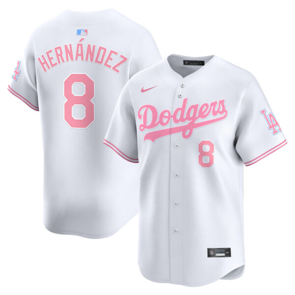 Unisex Dodgers Bubblegum Pink Vapor Premier Limited Jersey - All Stitched - Image 15