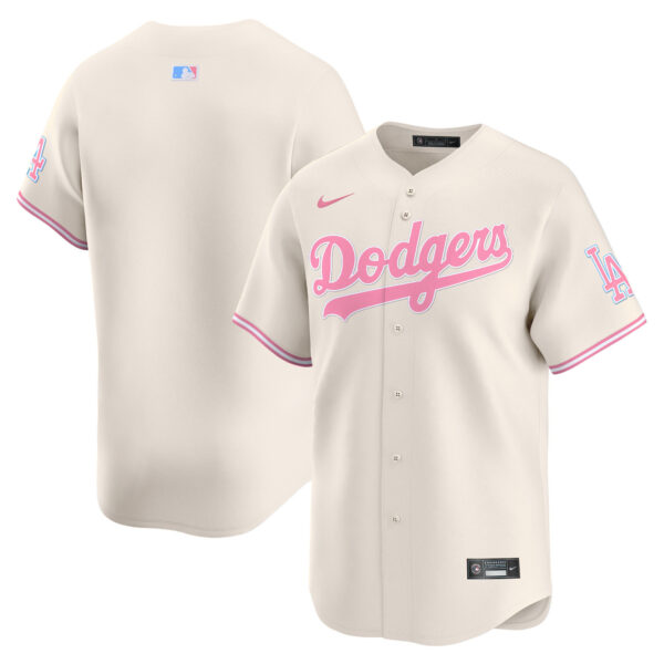 Unisex Dodgers Bubblegum Pink Vapor Premier Limited Jersey - All Stitched - Image 27