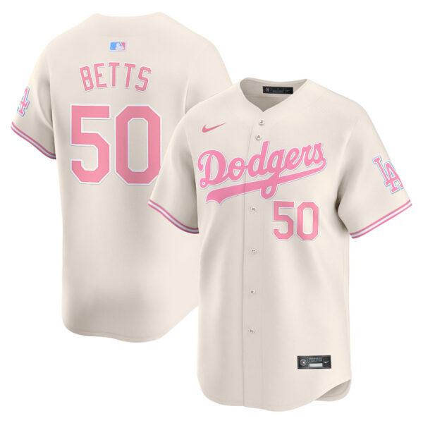 Unisex Dodgers Bubblegum Pink Vapor Premier Limited Jersey - All Stitched - Image 21