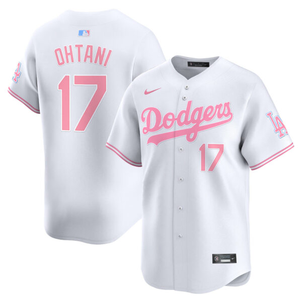 Unisex Dodgers Bubblegum Pink Vapor Premier Limited Jersey - All Stitched - Image 10