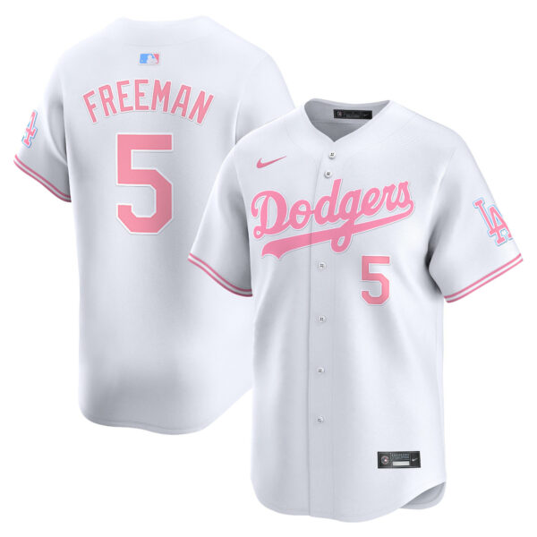 Unisex Dodgers Bubblegum Pink Vapor Premier Limited Jersey - All Stitched - Image 11