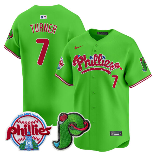 Men's Phillies Phanatic Patch Vapor Premier Limited Jersey V4 - All Stitched - Image 21