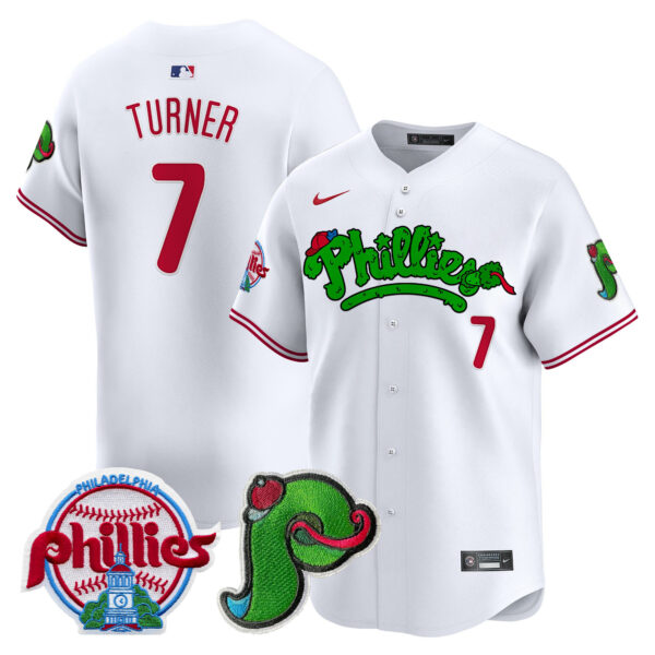 Men's Phillies Phanatic Patch Vapor Premier Limited Jersey V4 - All Stitched - Image 12