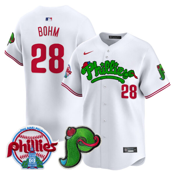 Men's Phillies Phanatic Patch Vapor Premier Limited Jersey V4 - All Stitched - Image 11