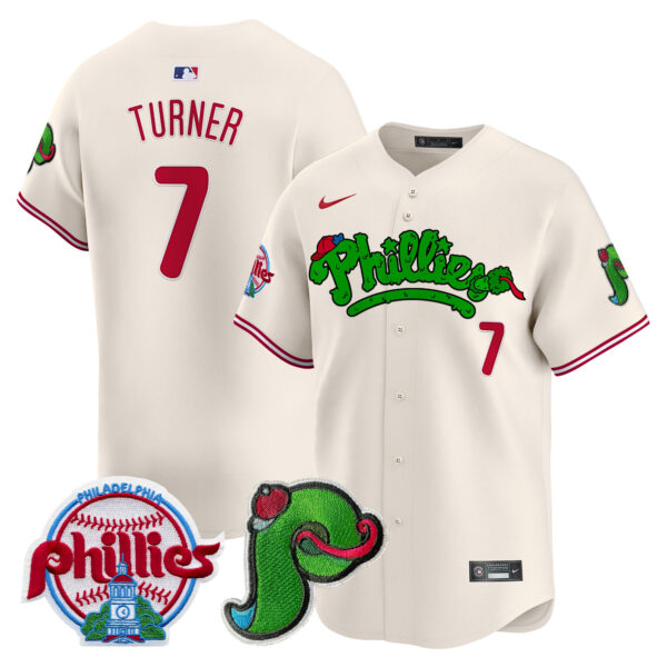 Men's Phillies Phanatic Patch Vapor Premier Limited Jersey V4 - All Stitched - Image 3