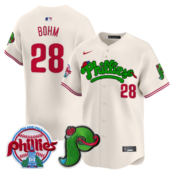Men's Phillies Phanatic Patch Vapor Premier Limited Jersey V4 - All Stitched - Image 2