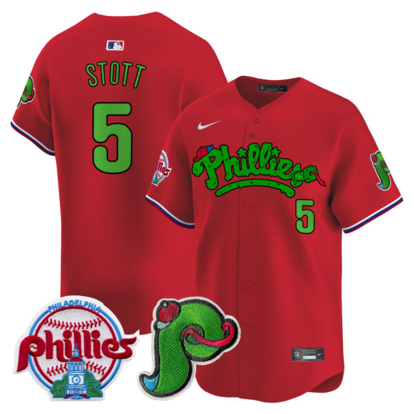 Men's Phillies Phanatic Patch Vapor Premier Limited Jersey V4 - All Stitched - Image 40