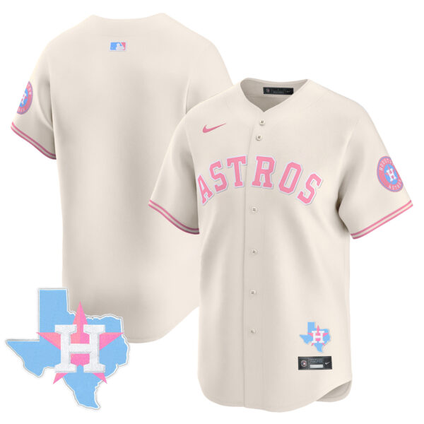 Unisex Astros Bubblegum Pink Vapor Premier Limited Jersey - All Stitched - Image 21
