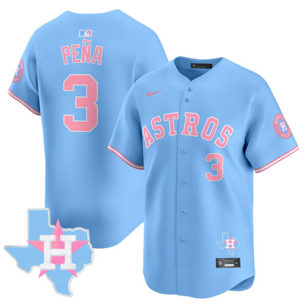 Unisex Astros Bubblegum Pink Vapor Premier Limited Jersey - All Stitched - Image 42