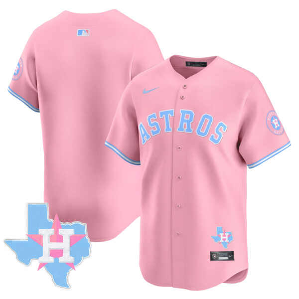Unisex Astros Bubblegum Pink Vapor Premier Limited Jersey - All Stitched - Image 31