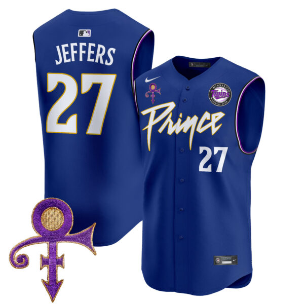 Men's Minnesota Twins Prince Patch Vapor Premier Sleeveless Jersey - All Stitched - Image 49