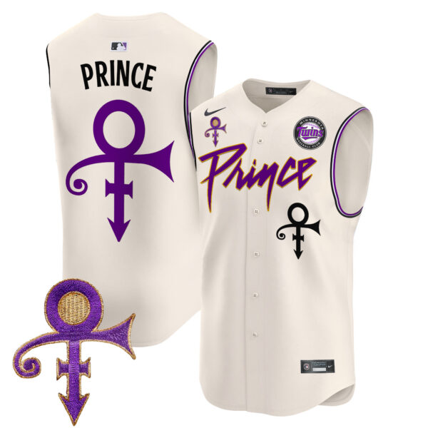Men's Minnesota Twins Prince Patch Vapor Premier Sleeveless Jersey - All Stitched