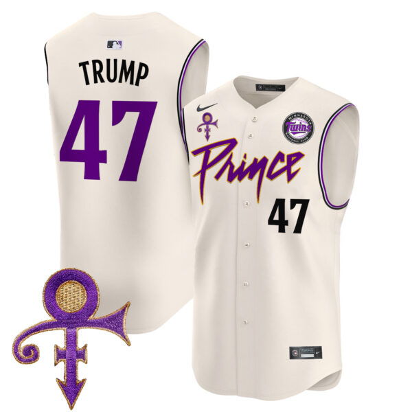 Men's Minnesota Twins Prince Patch Vapor Premier Sleeveless Jersey - All Stitched - Image 8