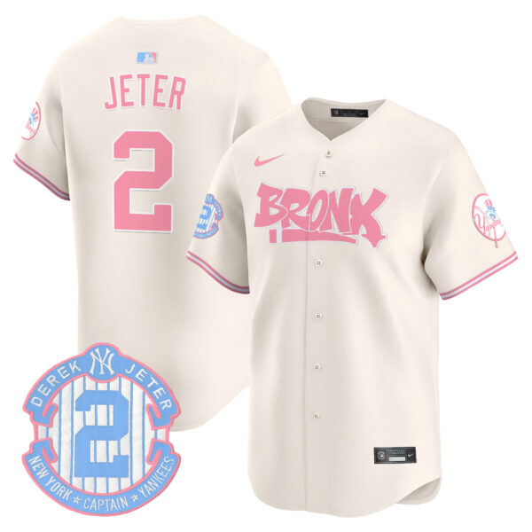 Unisex Yankees The Bronx Graffiti Bubblegum Pink Vapor Premier Limited Jersey - All Stitched - Image 22