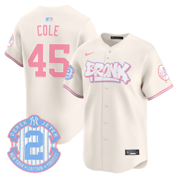 Unisex Yankees The Bronx Graffiti Bubblegum Pink Vapor Premier Limited Jersey V2 - All Stitched - Image 23