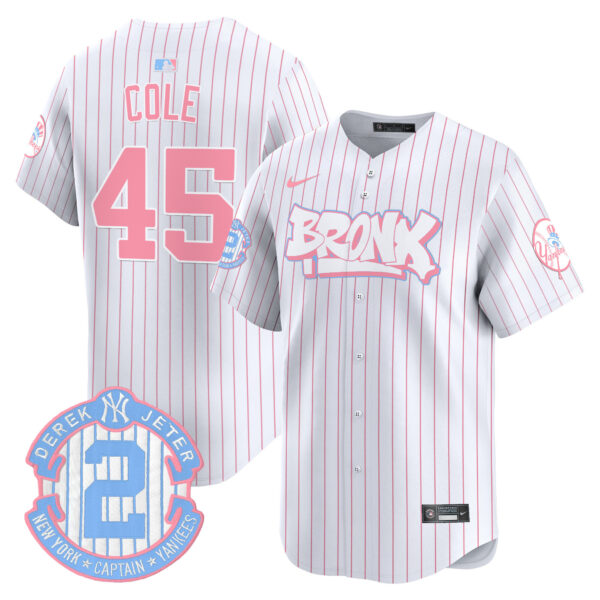 Unisex Yankees The Bronx Graffiti Bubblegum Pink Vapor Premier Limited Jersey V2 - All Stitched - Image 32