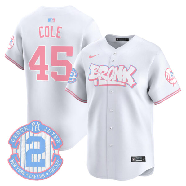 Unisex Yankees The Bronx Graffiti Bubblegum Pink Vapor Premier Limited Jersey V2 - All Stitched - Image 41