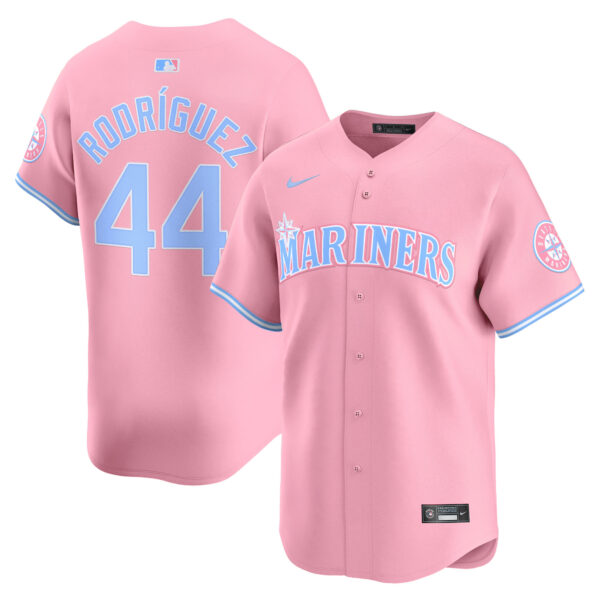 Unisex Seattle Mariners Bubblegum Pink Vapor Premier Limited Jersey - All Stitched