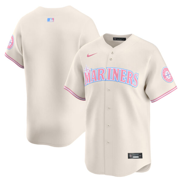 Unisex Seattle Mariners Bubblegum Pink Vapor Premier Limited Jersey - All Stitched - Image 36