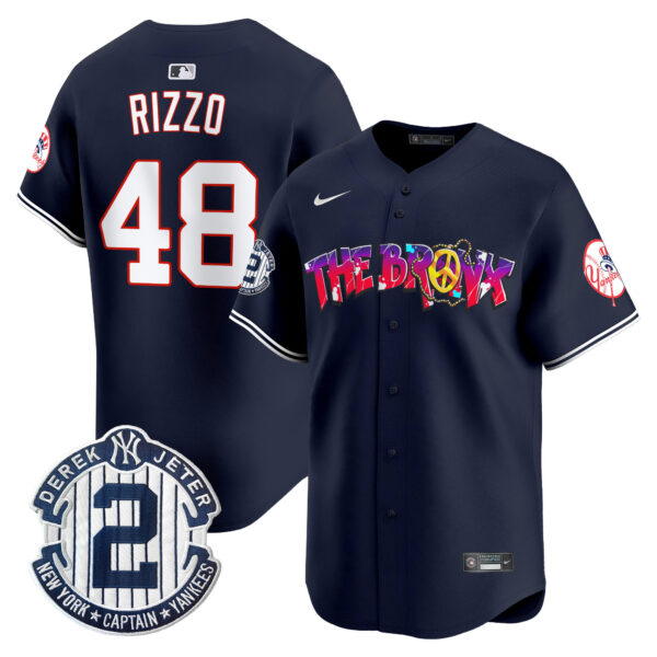 Men's New York Yankees The Bronx Graffiti Vapor Premier Limited Jersey V7 - All Stitched - Image 24