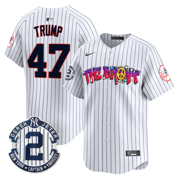 Men's New York Yankees The Bronx Graffiti Vapor Premier Limited Jersey V7 - All Stitched - Image 17
