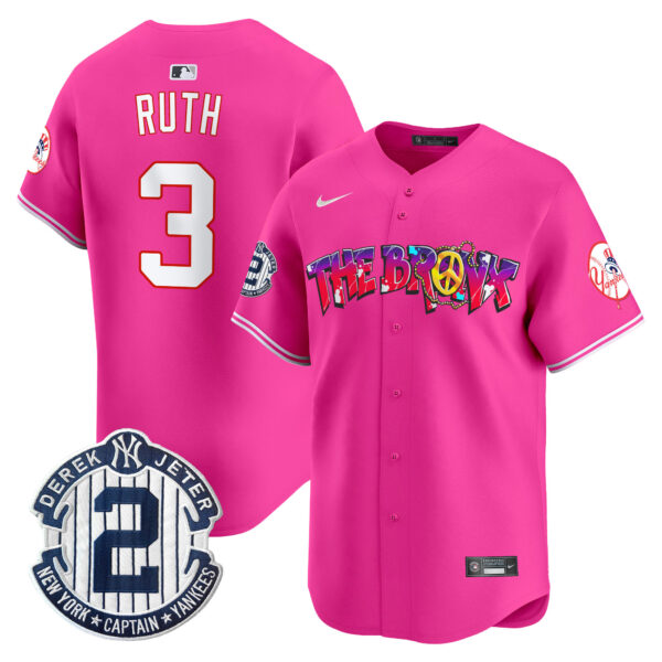 Men's New York Yankees The Bronx Graffiti Vapor Premier Limited Jersey V7 - All Stitched - Image 39