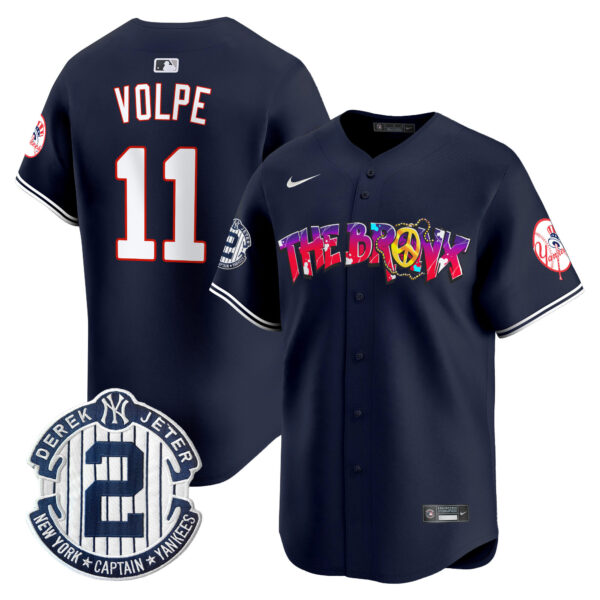Men's New York Yankees The Bronx Graffiti Vapor Premier Limited Jersey V7 - All Stitched - Image 20