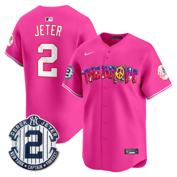 Men's New York Yankees The Bronx Graffiti Vapor Premier Limited Jersey V7 - All Stitched - Image 40