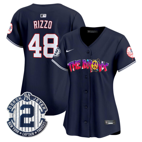 Women's New York Yankees The Bronx Graffiti Vapor Premier Limited Jersey V7 - All Stitched - Image 25