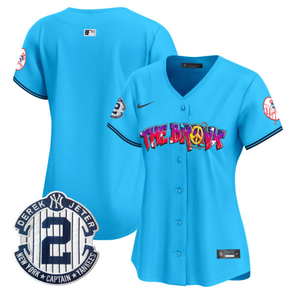 Women's New York Yankees The Bronx Graffiti Vapor Premier Limited Jersey V7 - All Stitched - Image 36